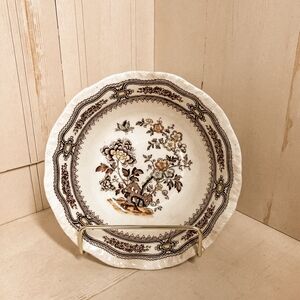 1940s Mason's Ironstone Cream Ceramic Bowl